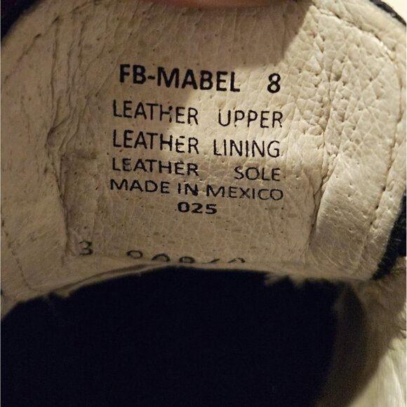 FREEBIRD By Steven Mabel Exotic Edgy Western Distressed Brown Shoes Women Size 8 - Picture 9 of 10